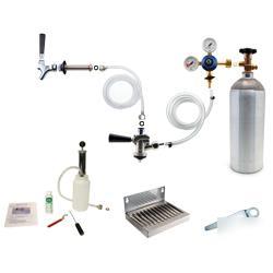 Deluxe kegerator euro kit for home bar keg draft beer