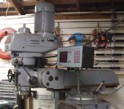 Enco verticle mill 9 x 42 fully loaded with auto broach