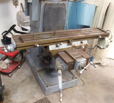 Enco verticle mill 9 x 42 fully loaded with auto broach