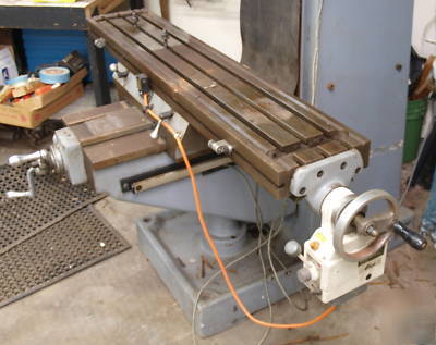 Enco verticle mill 9 x 42 fully loaded with auto broach