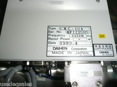 Hitachi 2-824323 autotuner controller w/ daihen cmc-10