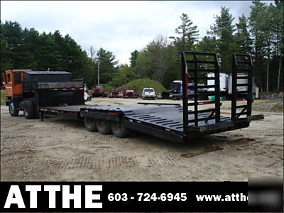 Holland 40' drop deck load ramps stepdeck trailer