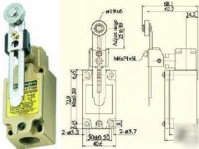 New limit switch industrial electrical roller lever arm