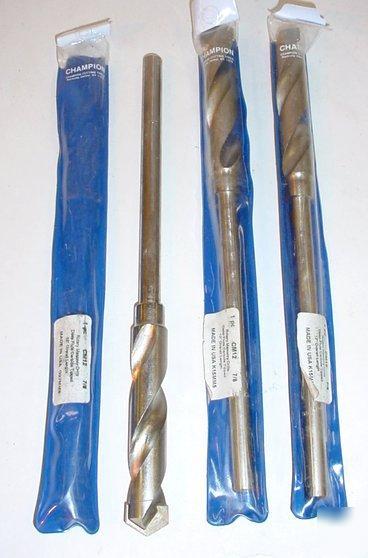 New lot 3 champion masonry rotary drill bit bits 7/8