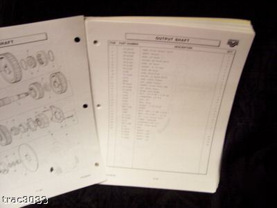 Original versatile 555 tractor parts manual 1981