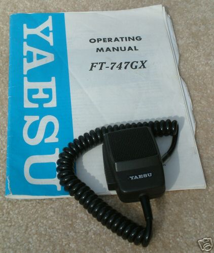 Yaesu ft-747GX, manual, microphone, excellent condition