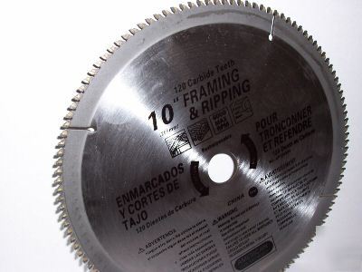  120 teeth 10'' cardbide saw blade 