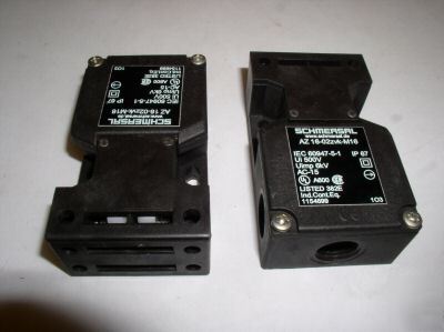 2 schmersal safety gate switches az 16-02ZVK-M16