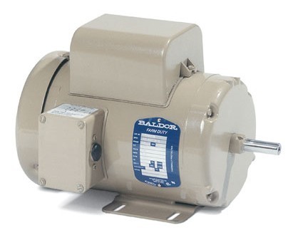 Baldor electric motor farm duty tefc 10 hp 1 phase