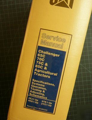 Cat caterpillar challenger 65C tractor service manual