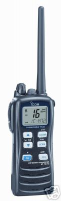 Icom M72 handheld vhf radio m-72 submersible 6W tx li