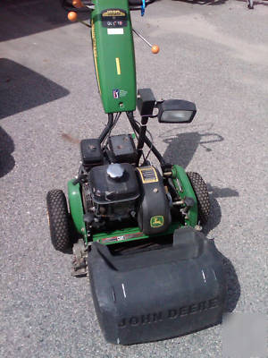 John deere 180B walk behind greens mowers