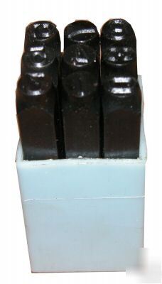 Number punch set 1/8 inch