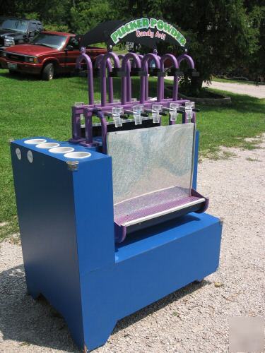 3-pucker powder candy machines, money making investment