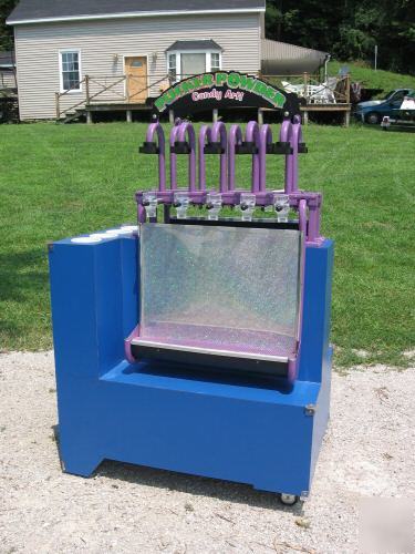 3-pucker powder candy machines, money making investment