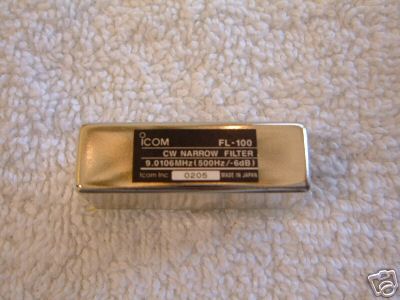 Icom fl-100 500 hz cw filter