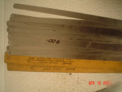 Lot of feeler gauge, shim stock, starrett, destaco,more