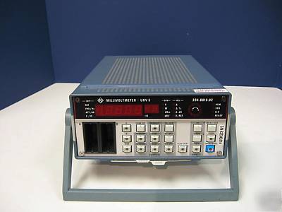 Rohde & schwarz URV5 rf millivoltmeter 9KHZ-26.5 ghz