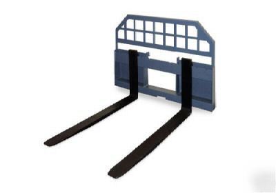 New skid steer pallet forks ships free 