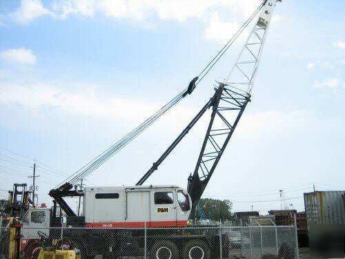 P&h 650 50 ton conventional truck crane ph grove