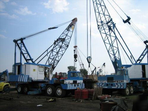 P&h 650 50 ton conventional truck crane ph grove