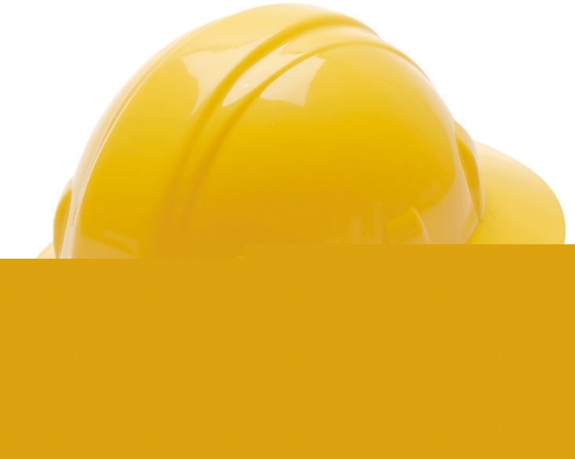 Pyramex full brim 4 point ratchet suspension hard hat