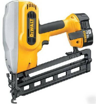 Dewalt DC614KA 14.4V 20 degree angled finish nailer kit