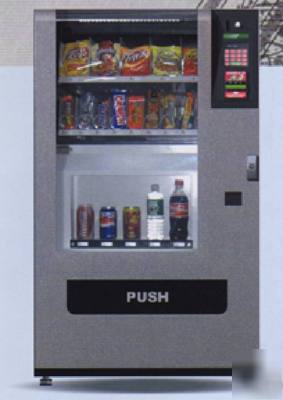 Snack & soda can bottle combo electric vending machine