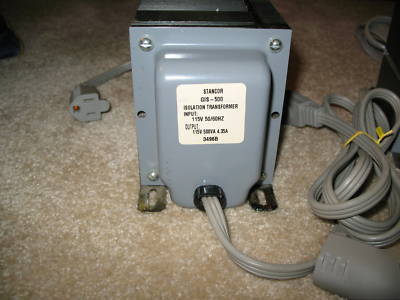 Stancor gis-500 isolation transformer 115V x 115V 500VA