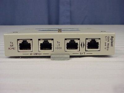 Agilent J2905B isdn s/t u interface