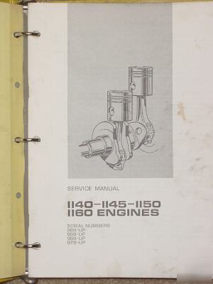 Caterpillar 1140-1145-1150-1160 engine service manual