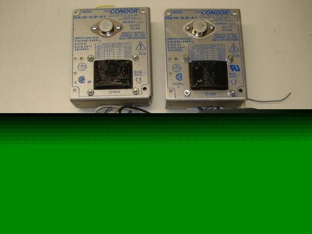 Condor HA15-0.9A. 12VDC power supply oem 12V 12 volt