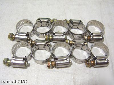 Ideal 5708 hose clamps stainless worm gear clamp 10 