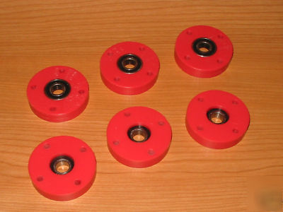 Kit of 6 round bearings blocks for homemade cnc router