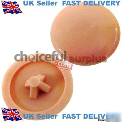 New brand beige pozi screw covers pack of 200