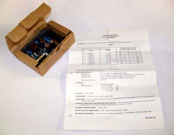 New lambda LSS36-24 ac to dc switching power supply