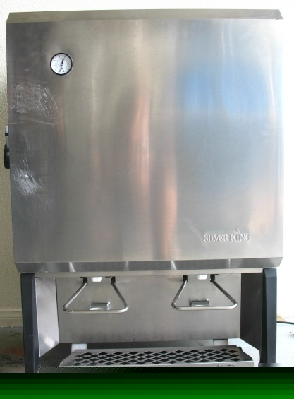 Silver king SK12MAJ dual milk dispenser beverage cooler