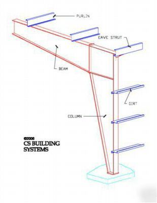 Steel building metal building 60X90X12 steel buildings