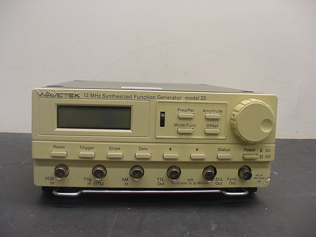 Wavetek 23 12MHZ synthesized function generator