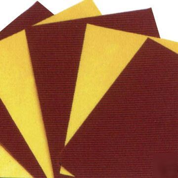 Sandpaper -10 piece pk.course,medium,fine,& xtra fine