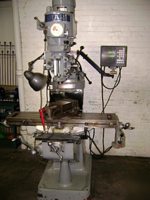Sharpe model lmv 3 hp vertical turret milling machine