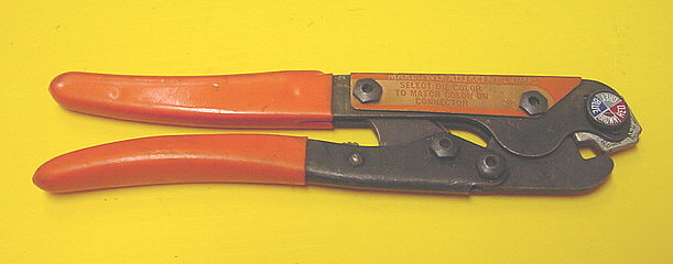 Thomas & betts t&b tbm-2 ratchet crimper #8 - #2 awg