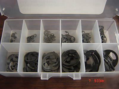 185 pc e-type retaining ring assortment kit-4001