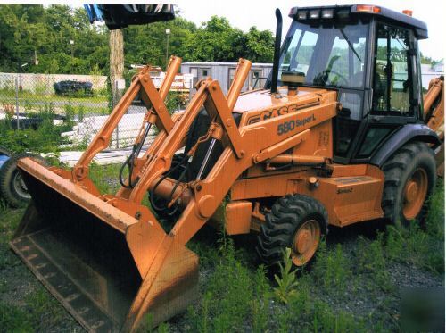 Backhoe case 580 super l series 2