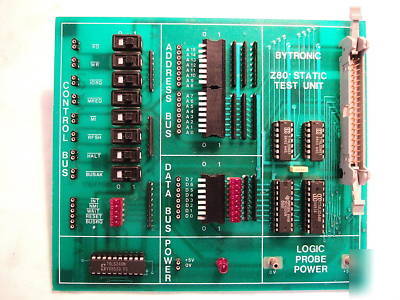 Bytronic Z80 static test unit + switched fault unit