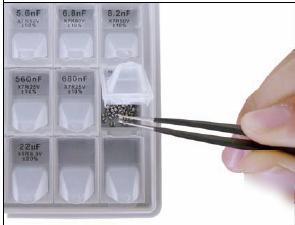 Capacitor kit 79 value 0603 size 100 pc w/ enclosure