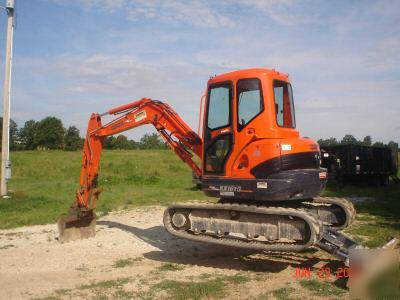 Kubota compact excavator KX161-3 ss rubber tracks mini