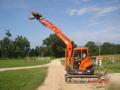 Kubota compact excavator KX161-3 ss rubber tracks mini