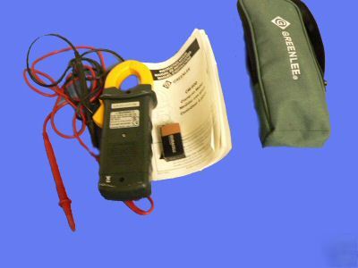 Like new greenlee cm-600 clamp-on meter 