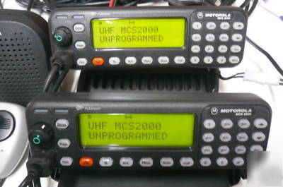 Motorola MCS2000 mcs uhf 160 ch 110W mod iii dual head